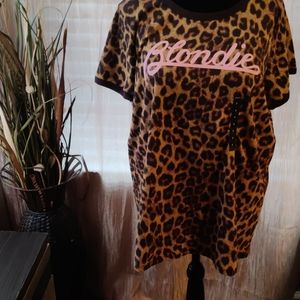 *NWT*Torrid Blondie Leopard Ringer Tee